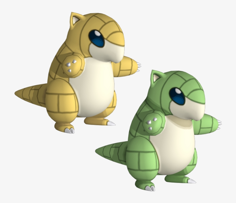 Download Zip Archive - Sandshrew Model, transparent png download