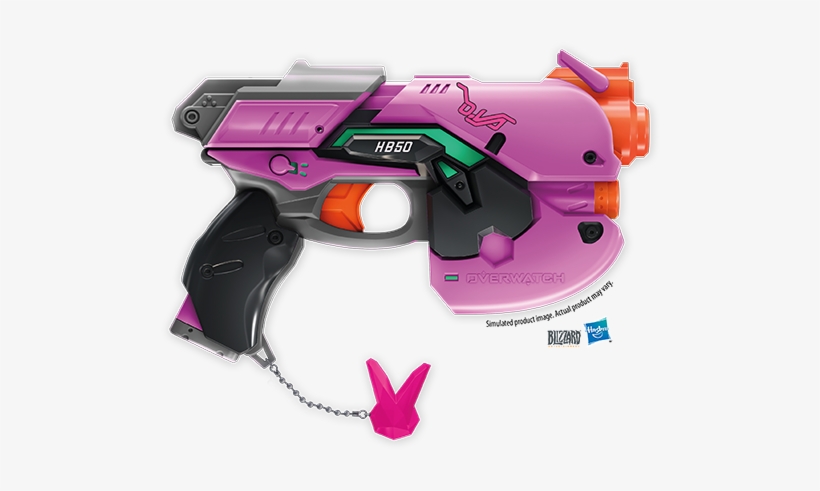 Activision Blizzard Recently Inked Deals With Hasbro - D Va Nerf Gun, transparent png download