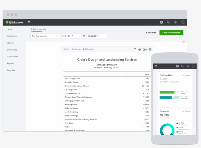 Easily Track Business Expenses From Your Mobile Device - Quickbooks, transparent png download