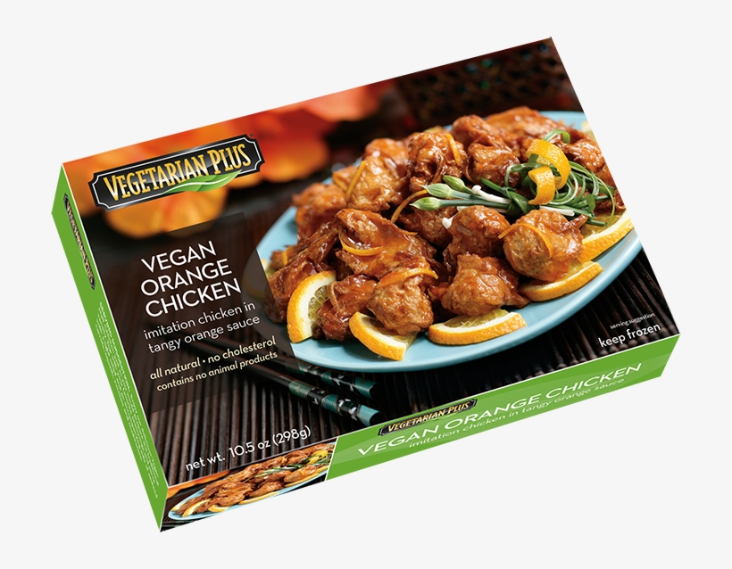 Vegan Orange Chicken - Vegetarian Plus Vegan Orange Chicken, transparent png download