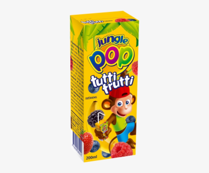 Drink Jungle Pop Tutti Frutti - Drink, transparent png download