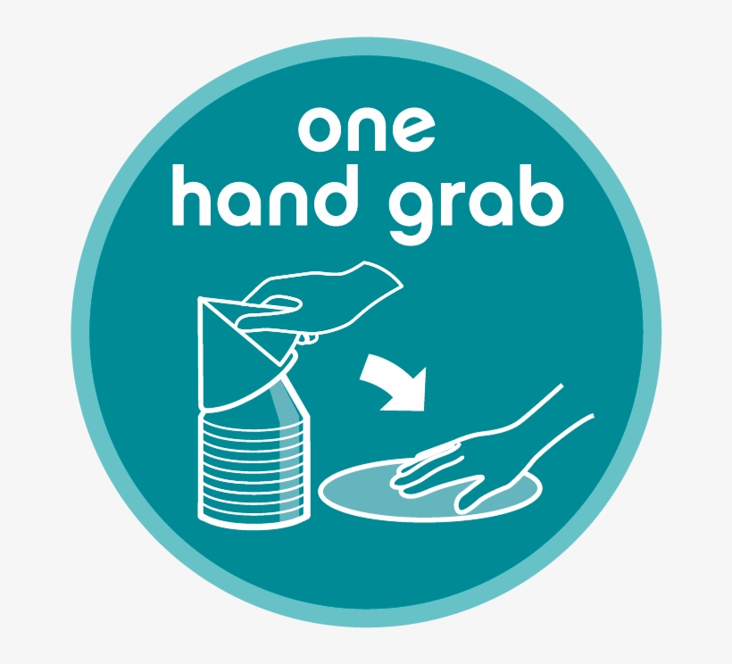 The Round Household Towel Is Here Easy One Hand Grab - Circle, transparent png download