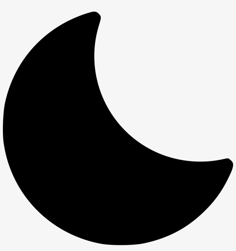 Crescent Moon Waning Night Comments - Crescent, transparent png download