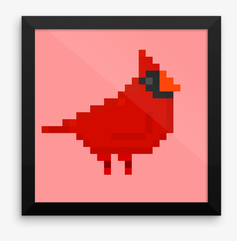 Framed Poster Wall Mockup - Mog Pixel Art Gif, transparent png download