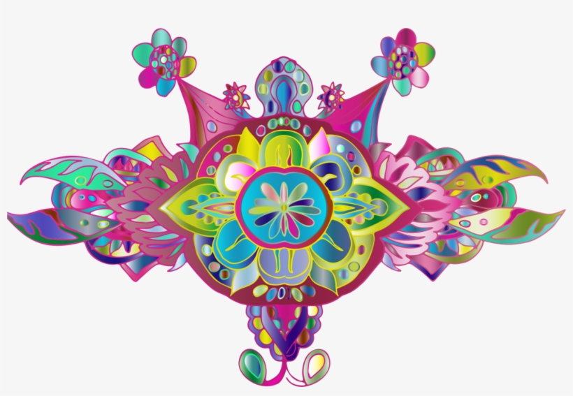 Drawing Visual Arts Computer Icons Line Art Melbourne - Prismatic Floral Hand Drawn Line Art Hoodies, transparent png download