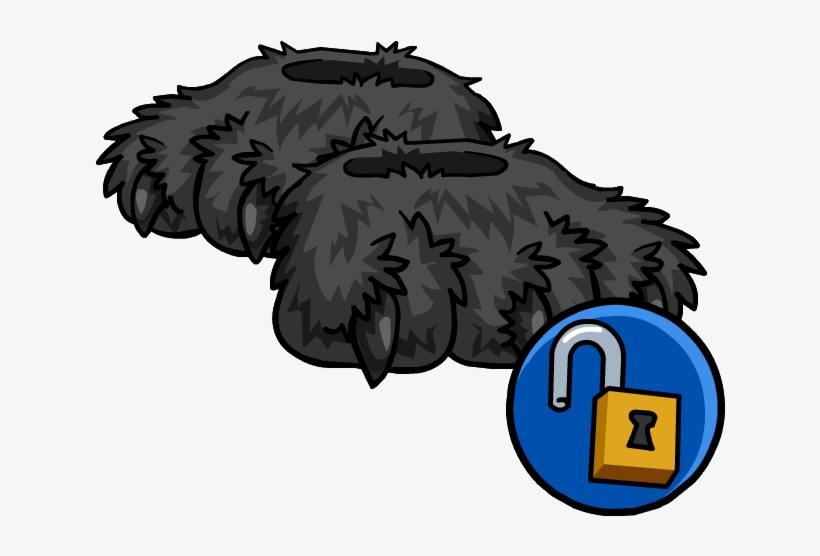 Grey Werewolf Feet Clothing Icon Id 16132, transparent png download