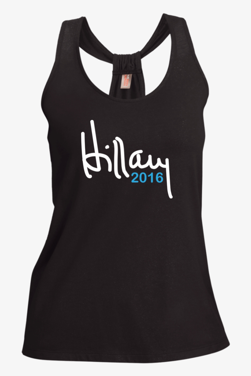 Hillary Clinton 2016 Ladies Shimmer Loop Back Tank - Shirt Ideas For Esthetician, transparent png download