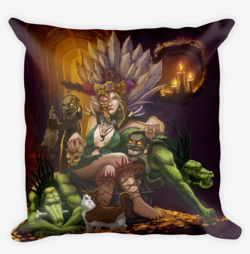 Witch Doctor Pillow - Throw Pillow, transparent png download