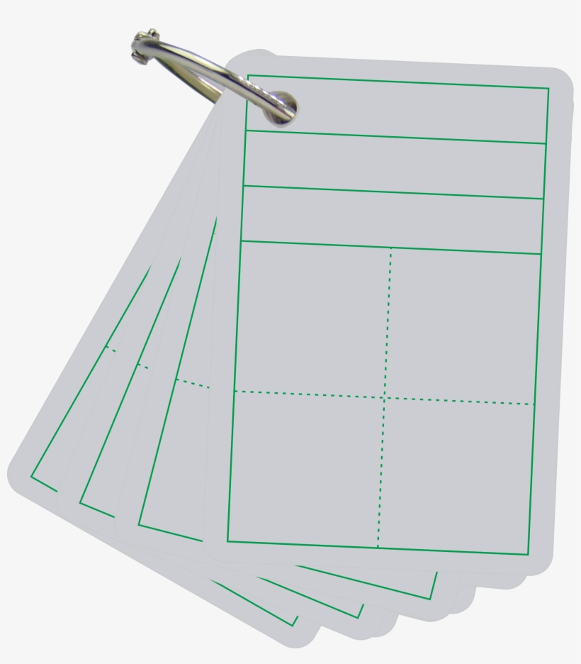 Hole 1 Blank Cards Word Cards Word Cards Pinyin Cards - Paper Product, transparent png download