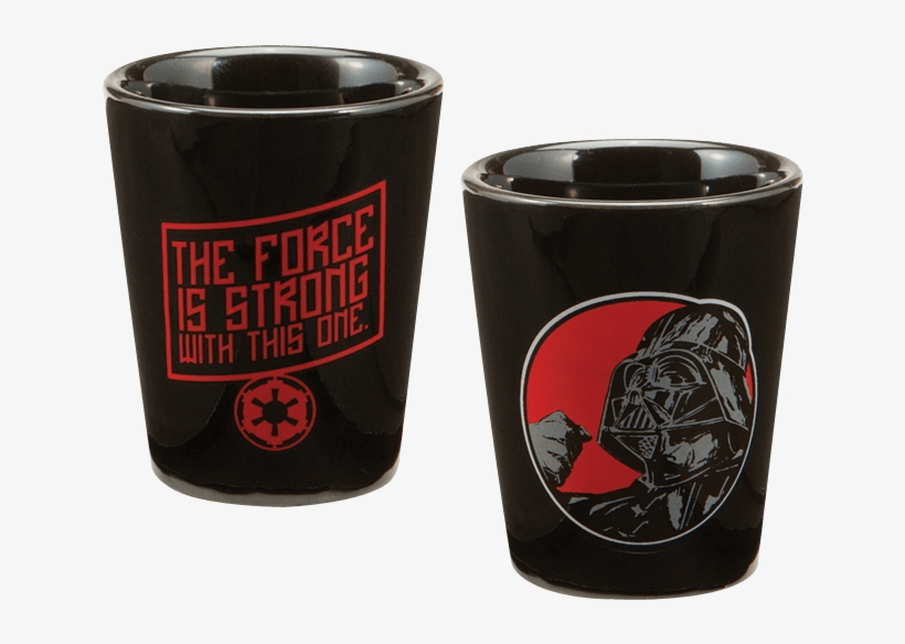 Darth Vader 2 Oz. Ceramic Shot Glasses (set Of 2), transparent png download