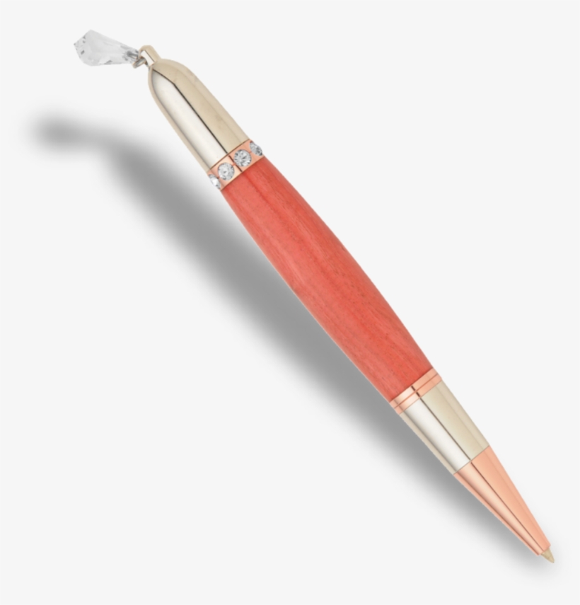 Rose Gold Diva Charm With Clear Crystals - Paramount, transparent png download