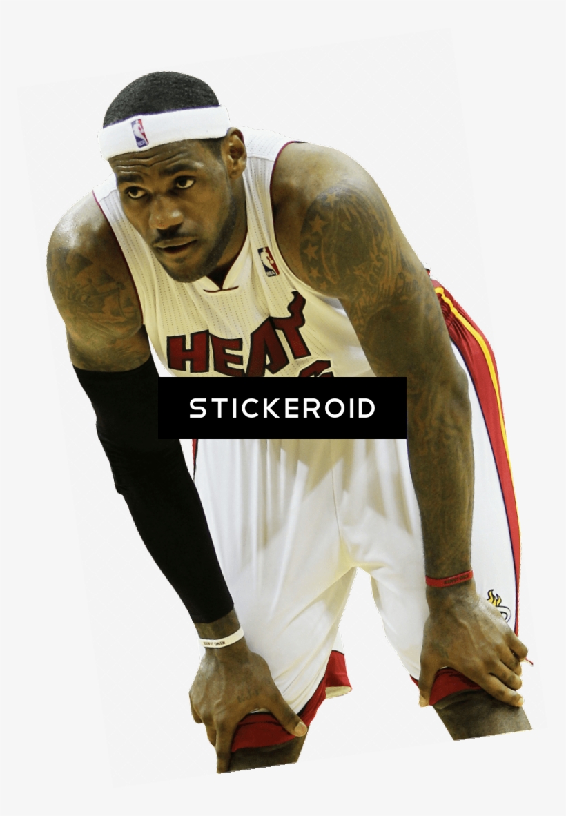 Lebron James Looking Left - Basketball Player, transparent png download