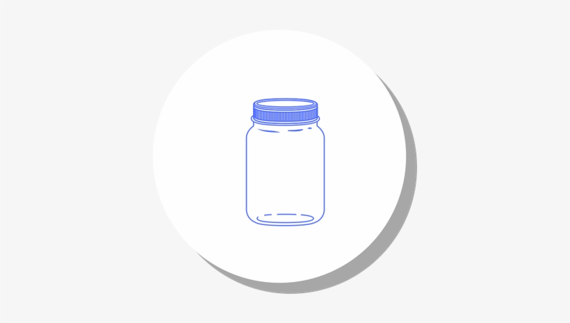 Branded Mason Jar - Water Bottle, transparent png download