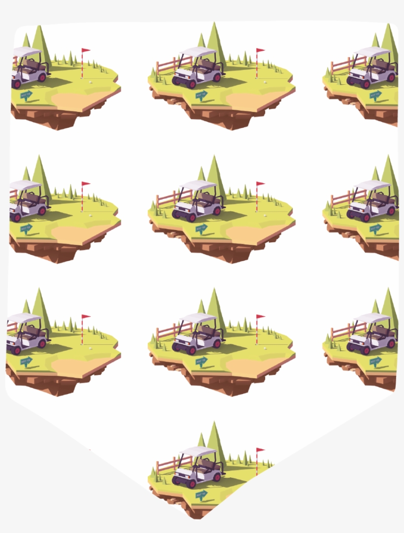 Floating Islands Pattern - Boat, transparent png download