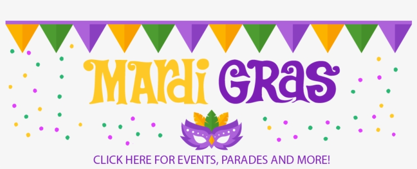 Image - Mardi Gras Party Banner 20' Long, transparent png download