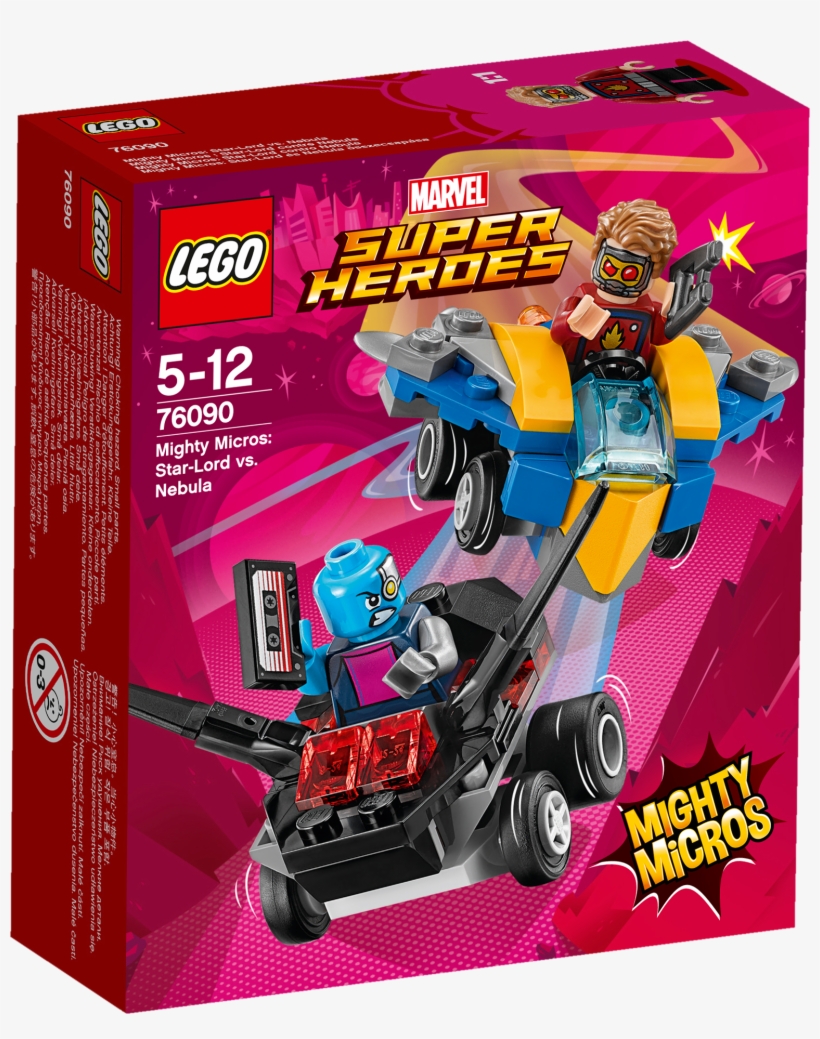 Heroes 76090 Star-lord Vs - Lego Dc Comics Super Heroes Mighty Micros:, transparent png download
