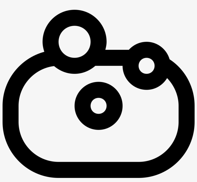 The Icon Is Shaped Like An Oval With Another Oval Inside - Circle, transparent png download