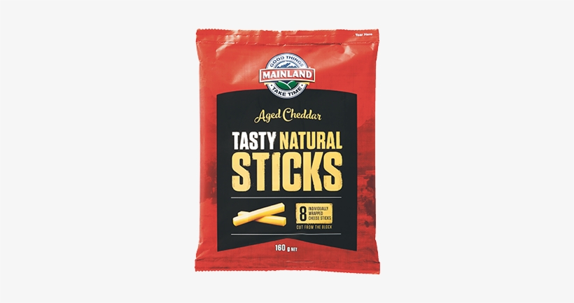Mainland Natural Tasty Cheese Sticks - Mainland, transparent png download