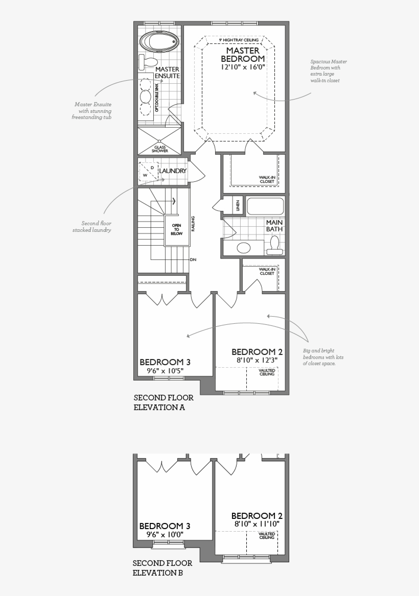 Second Floor - Floor Plan, transparent png download