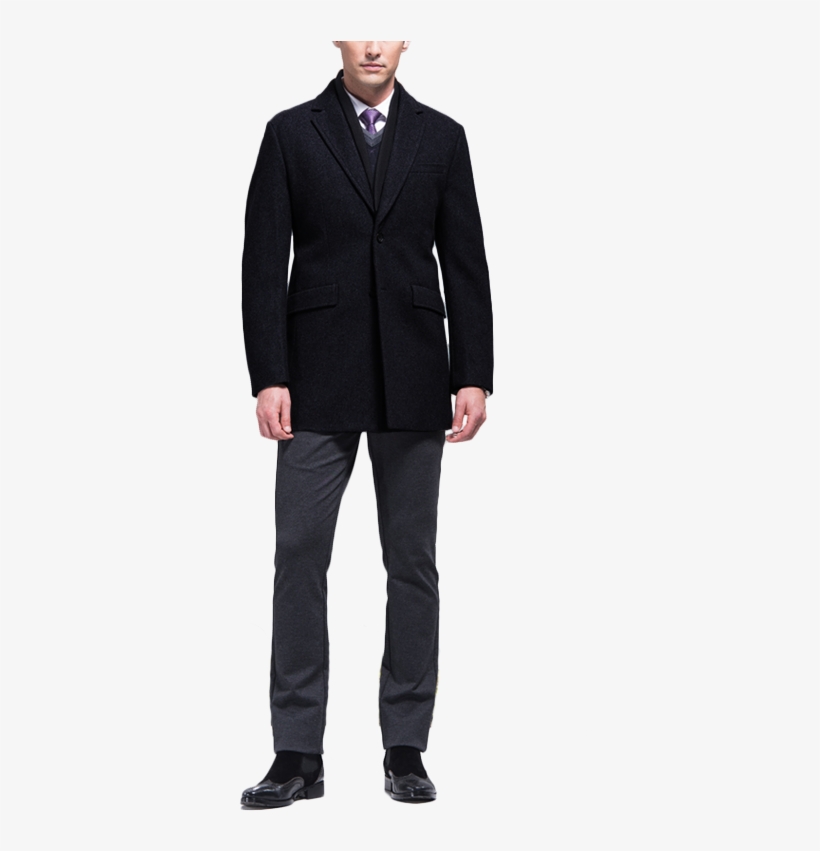 Jack5-black V=1447024738 - Apc Wool Coat Men, transparent png download