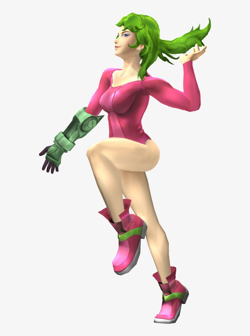 Click To Expand - Green Hair Samus Project M, transparent png download