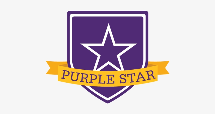 Purple Star Award - Sr Macedonia Flag, transparent png download