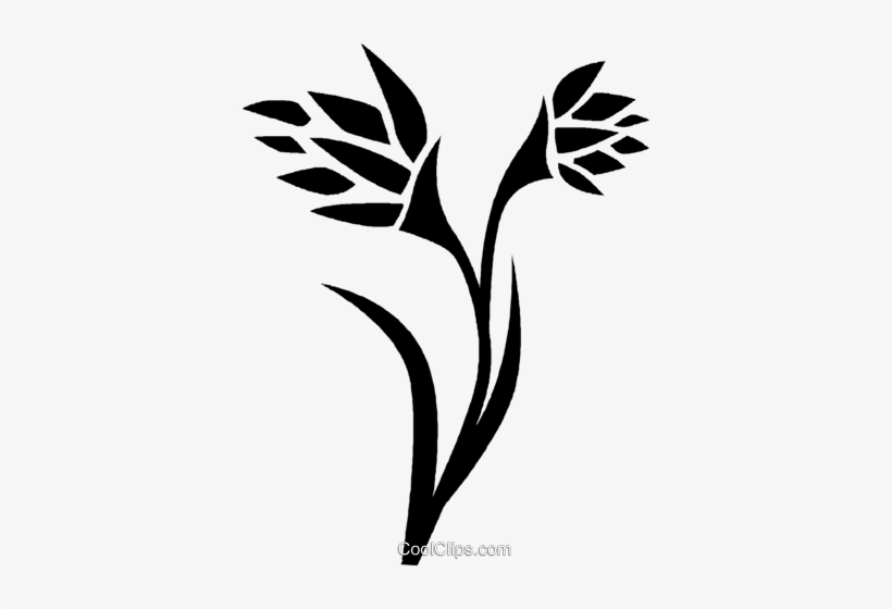Tropical Flowers Royalty Free Vector Clip Art Illustration, transparent png download