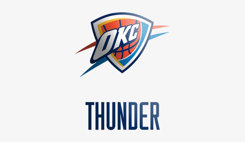 Nba 2018-19 New Season Oklahoma City Thunder Team Apparel - Oklahoma City Thunder Decal, transparent png download