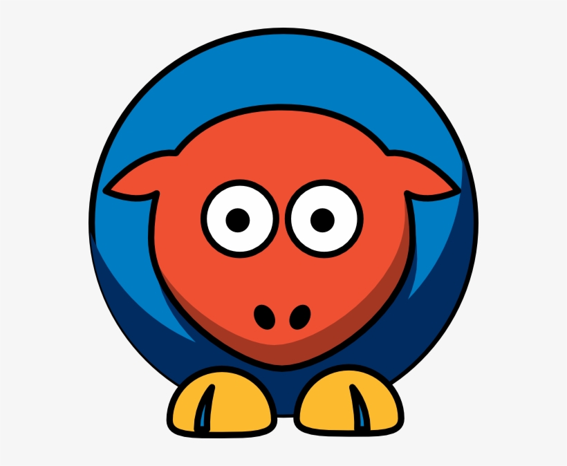 Orange Sheep Clipart, transparent png download