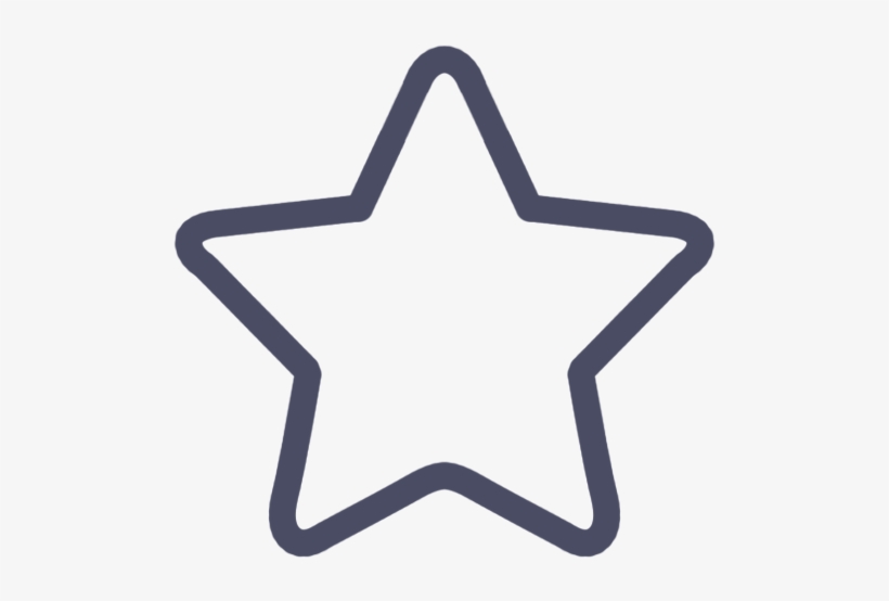 Colored Line Icon Purple Star - Favorites Icon, transparent png download