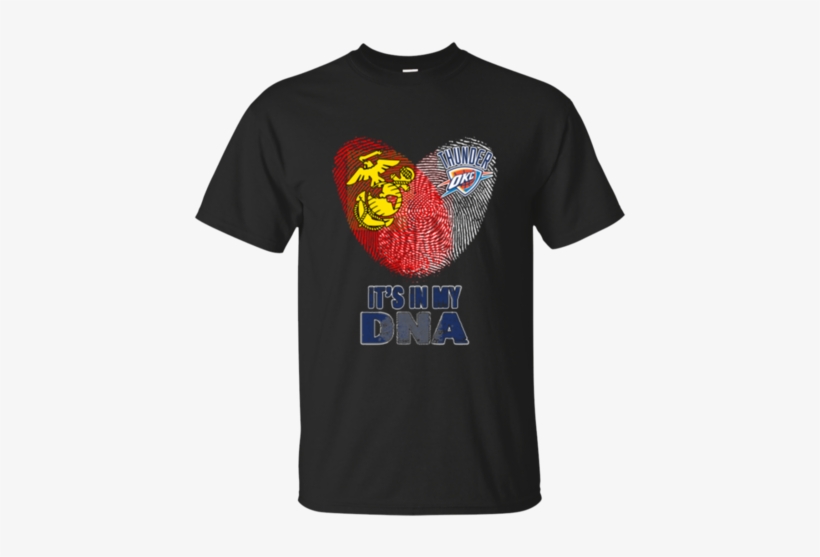Oklahoma City Thunder T Shirts It's In My Dna Hoodies - Artwork For T Shirt, transparent png download