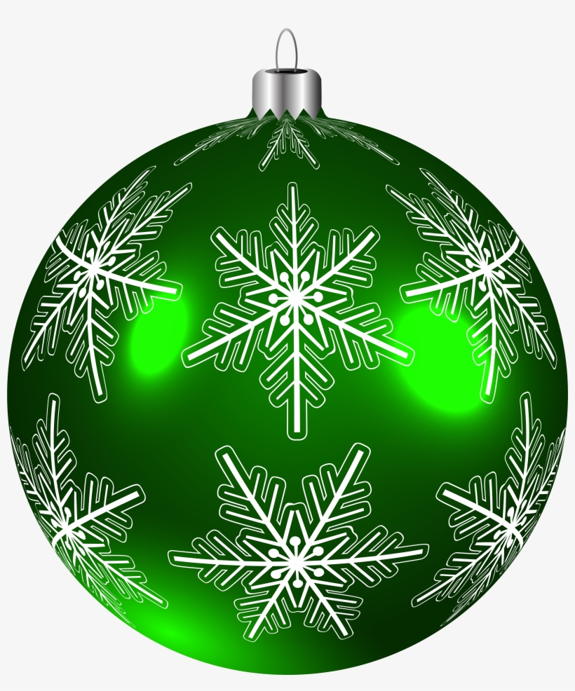 Green Christmas Png Png Transparent - Green Christmas Ball Png, transparent png download