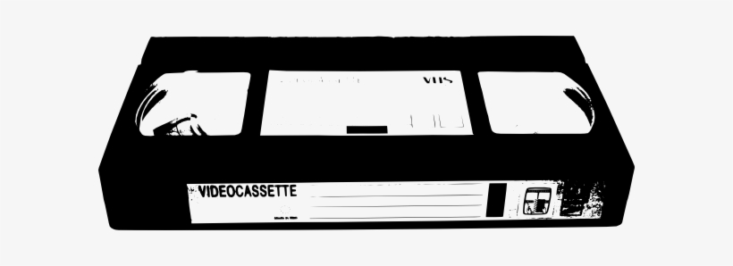 Free Vector Video Cassette Vhs Clip Art - Vhs Tape Clip Art, transparent png download