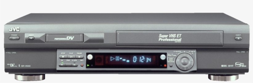 Jvc Sr Vs30u S Vhs To Mini Dv Vcr - Jvc Sr Vs30u Dual Deck Vcr, transparent png download
