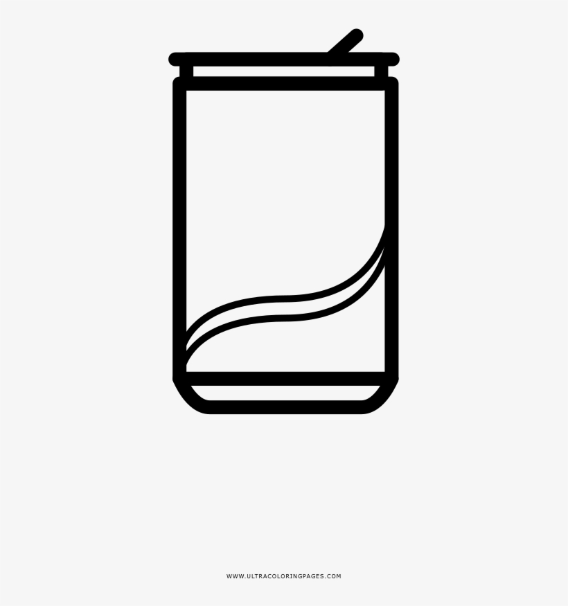 Soda Can Coloring Page - Dibujos Para Colorear Refrescos, transparent png download