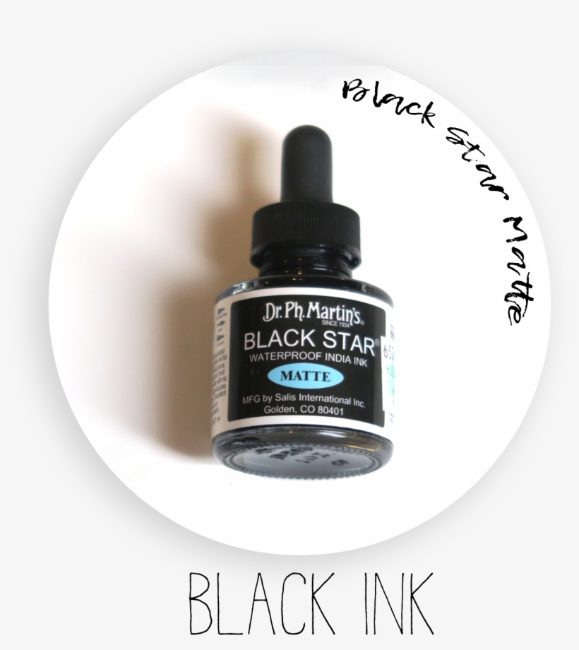 Black Ink Black-ink - Watercolor Painting, transparent png download