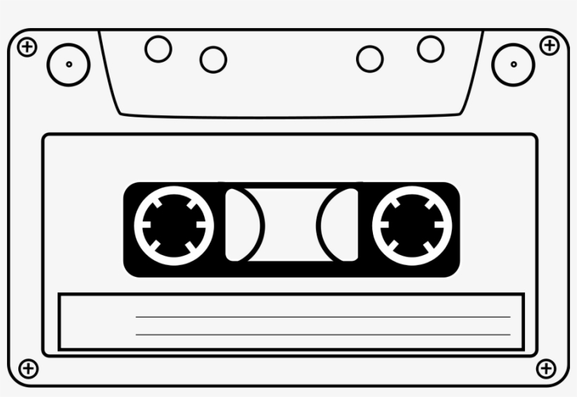 This Free Clipart Png Design Of Tape Cassette Clipart, transparent png download