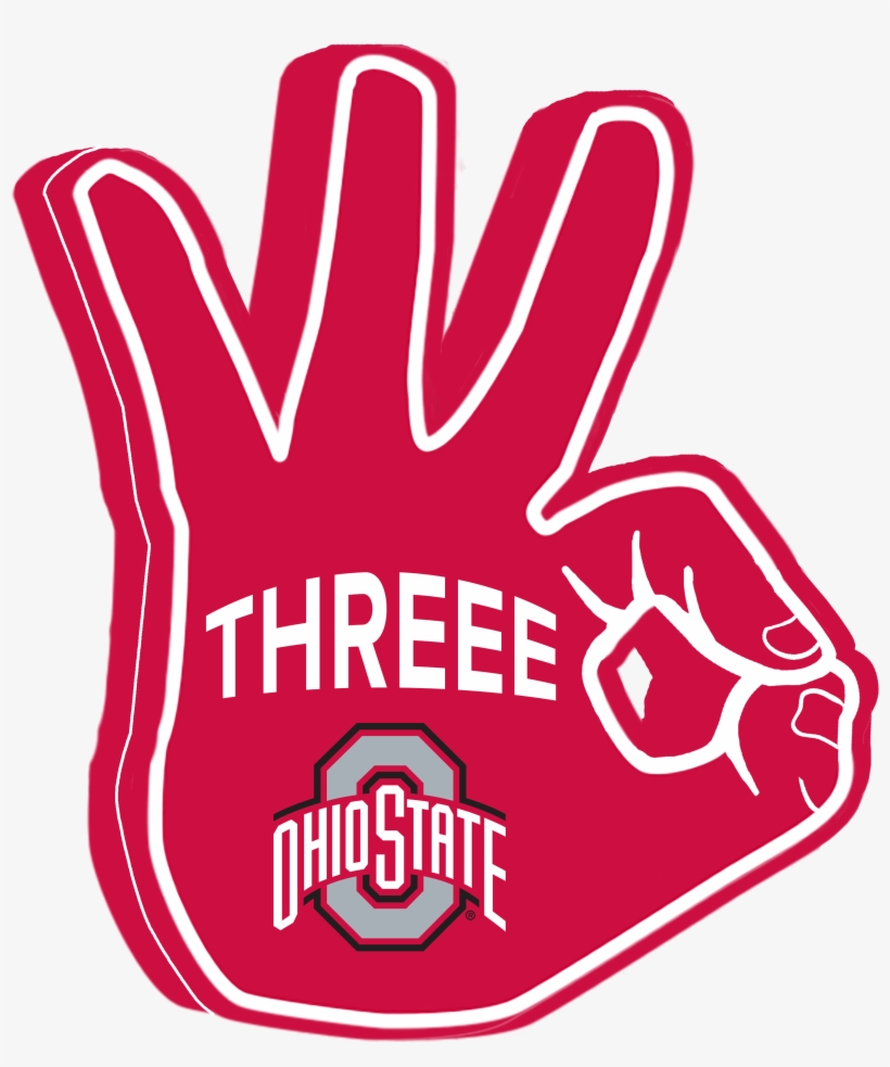 Pinkie's Foam Hand By Vectorshy On Deviantart Ohiostatebuckeyes - Ohio State Buckeyes Football, transparent png download