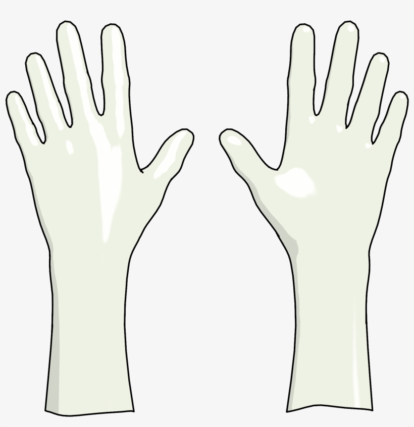 Two Hand Png Clipart - Glove, transparent png download