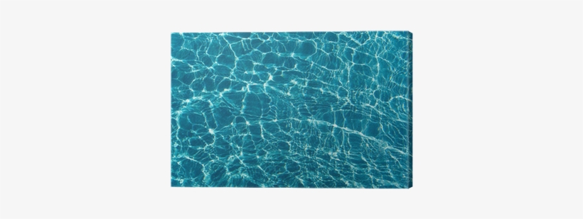 Beach Tropical With Turquoise Water Ripple Canvas Print - Water Ripples Texture, transparent png download