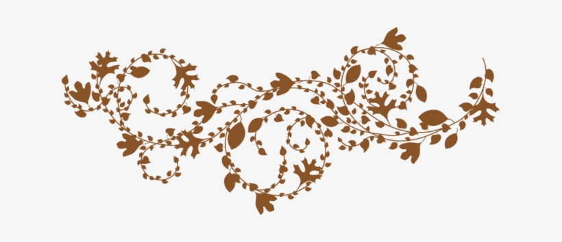 Fall Brown Garland - Fall Garland Border, transparent png download