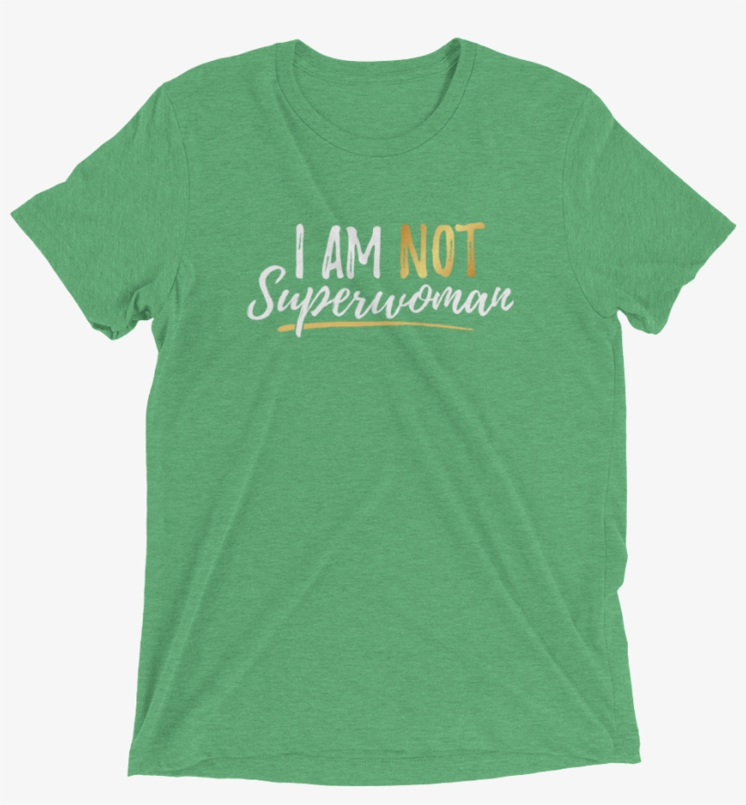 Image Of I Am Not Superwoman - Active Shirt, transparent png download