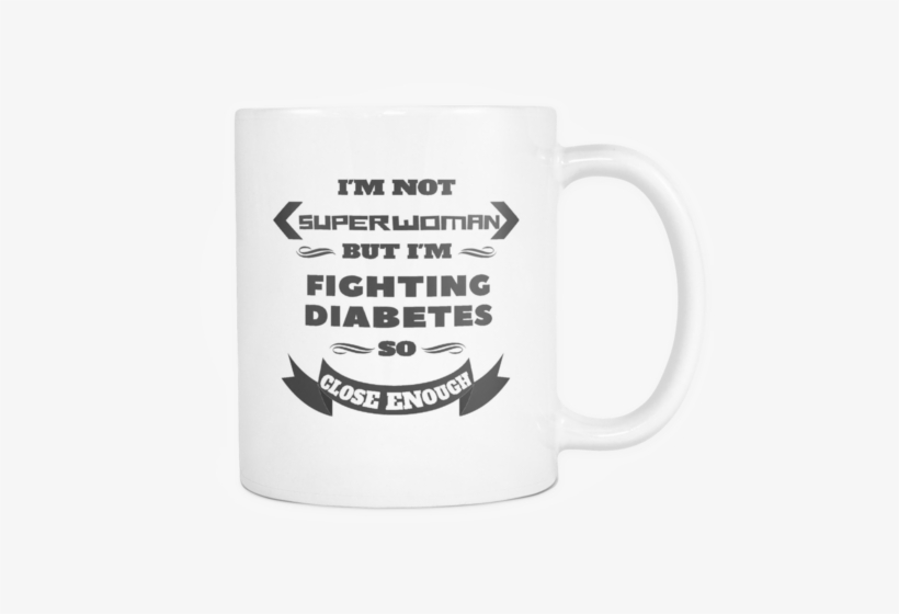 Fighting Diabetes Mug - Mug, transparent png download