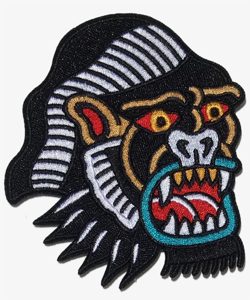 'lindauer Gorilla' Patch Few And Far Collective - Gorilla Patch, transparent png download