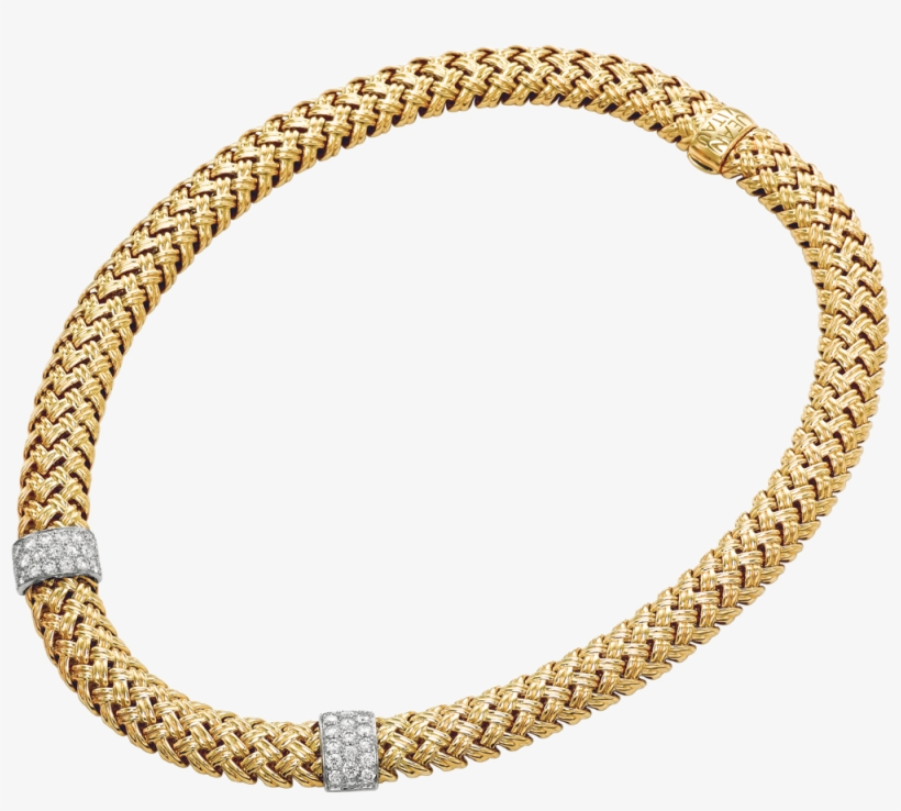 Gold Necklaces - Gold Double Curb Bracelets, transparent png download