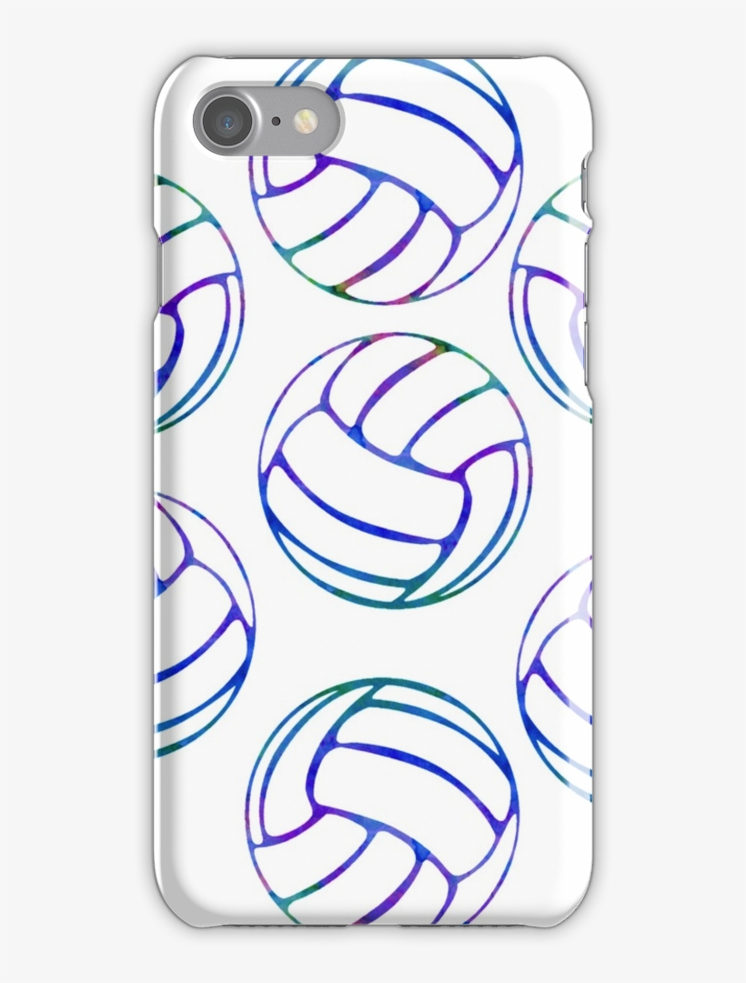 Volleyball Watercolor Iphone 7 Snap Case - Volleyball Porcelain Ornament With Ball, transparent png download