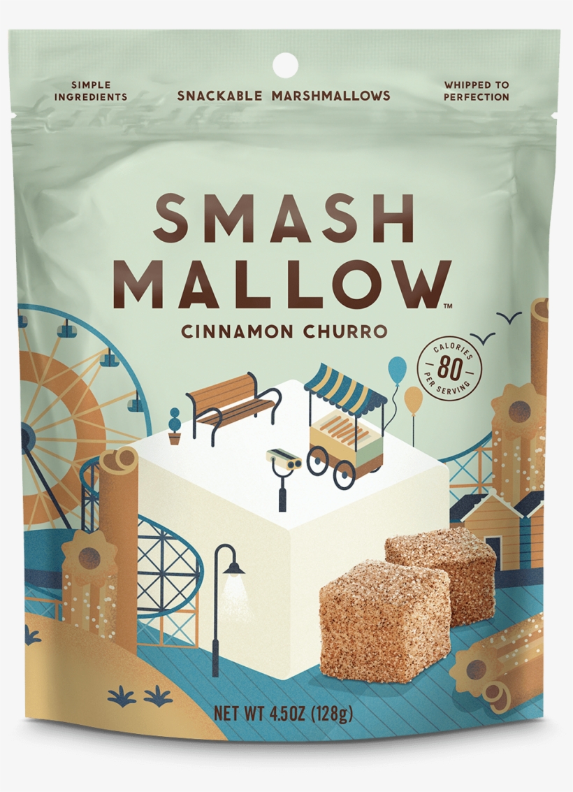 Smashmallow Chinnamonchurro-min - Smashmallow Cinnamon Churro, transparent png download