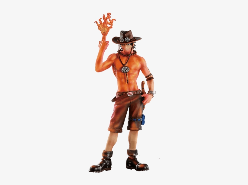Portgas D Ace Burning Figure Color, transparent png download