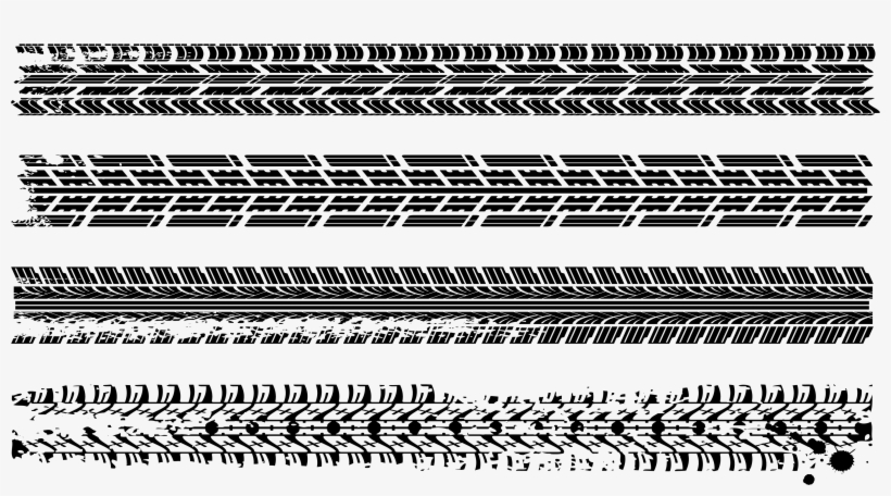 Banner Royalty Free Car Bicycle Mark Carved Decoration - Dirt Bike Tire Tracks, transparent png download