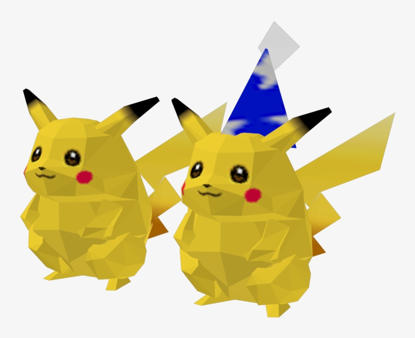 Download Zip Archive - Smash Bros N64 Pikachu, transparent png download